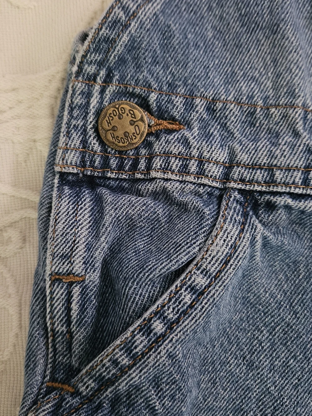 OshKosh B'gosh Classic Blue Denim Overalls (Toddler)